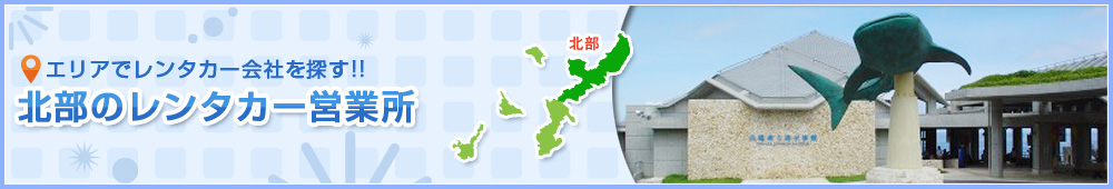 本島北部のレンタカー会社