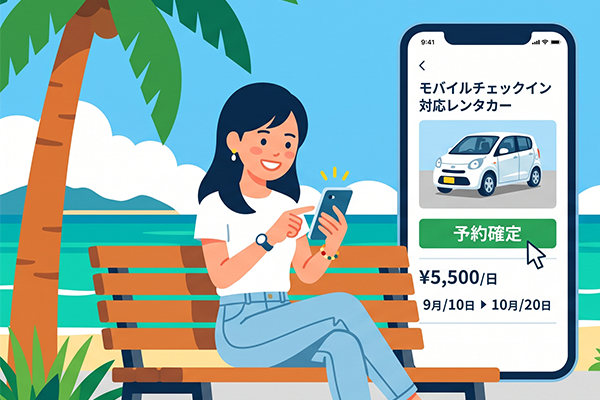 予約完了メールから専用ページへ