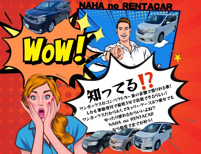 ミニバンプラン（喫煙車）免責補償込み個別無料送迎