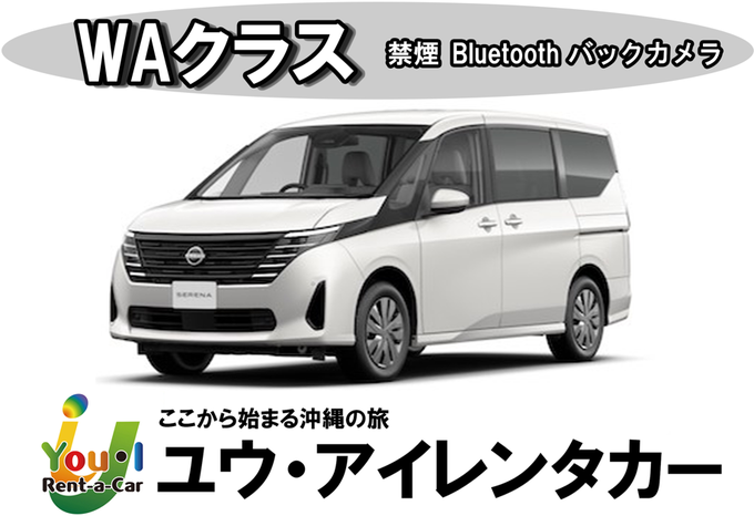 【宮古島店】8名乗りワンボックス・禁煙・ナビ・バックカメラ装備！さらに、免責補償・空港送迎込み！
