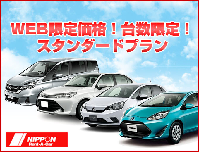 【那覇空港】WEB限定価格！台数限定！スタンダードプラン