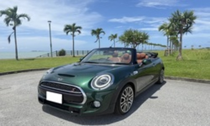 【MINIオープンカー】おしゃれで可愛い愛されボディ！Bluetooth対応・充電器・チャイルドシート無料貸出し！