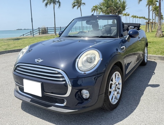 【MINIオープンカー】おしゃれで可愛い愛されボディ！Bluetooth対応・充電器・チャイルドシート無料貸出し！