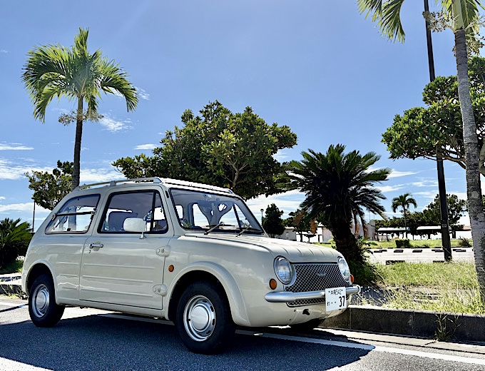 【免責補償込み】 NISSAN パオ（アイボリー）