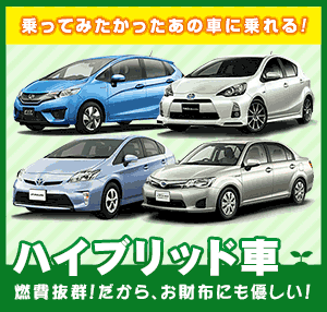 【ハイブリッド車】燃費抜群！沖縄で人気レンタカーのレンタカーが勢ぞろい！