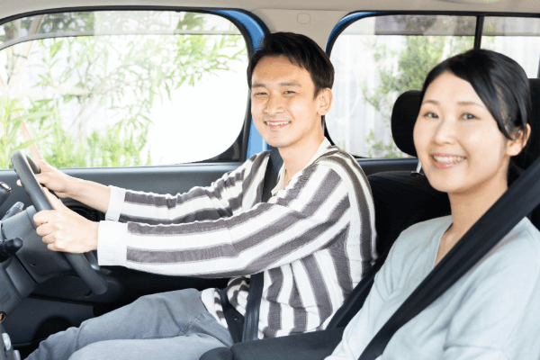 カップル ドライブ