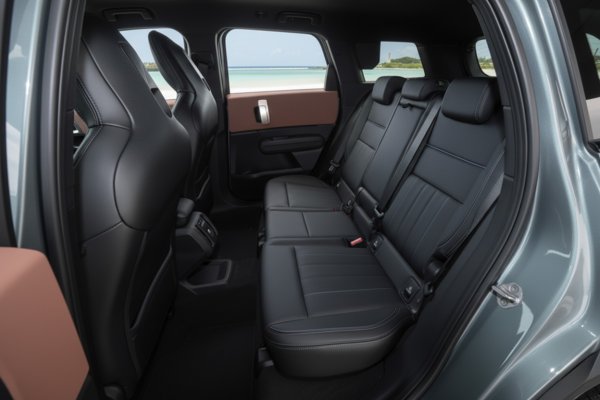 後部座席の内装