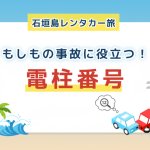 万が一の時も慌てない！石垣島レンタカー利用者が知っておくべき電柱の「住所ラベル」