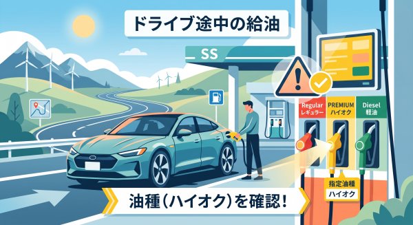 給油はハイオク