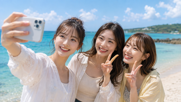 女性三人組